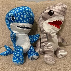 Build-A-Bear Shark Week Special Edition Shark Plush Duo